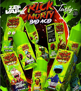 Купить Ар RICK and MORTY BAD ACID HARD "Лимонные леденцы" 30-20 Ар RICK and MORTY BAD ACID HARD "Лимонные леденцы" 30-20
