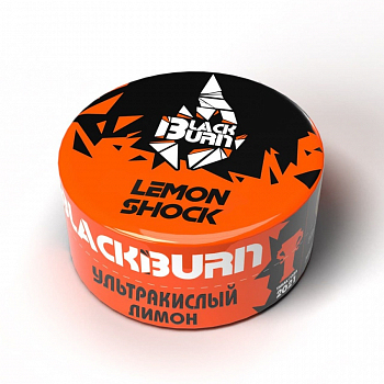 Табак Burn Black, 25гр "Lemon Shock / Кислый лимон"