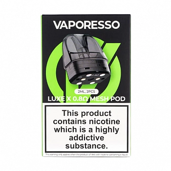 Картридж Vaporesso Luxe X 0.8ohm mesh 1шт/2уп